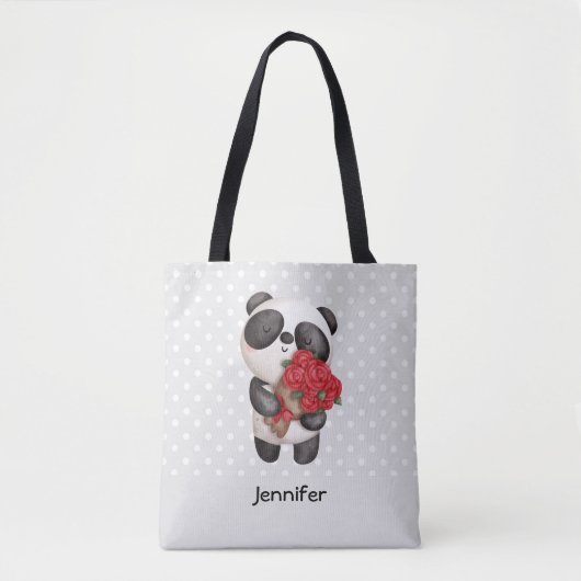 Tote Bag Cute Panda (Devant)