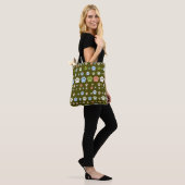 Tote Bag Cute Paw Print Pattern Women’s Tank Top  (Sur le modèle)