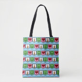 Tote Bag Cute Peace Love Cello (Devant)
