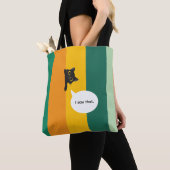 Tote Bag Cute Peeking Cat Funny Cat Lover Gift (De près)