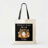 Tote Bag Cute Petit Boo Orange Black Candy Halloween (Devant)