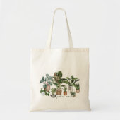 Tote Bag Cute Plante Lover Botanique Juste Un Plante De Plu (Devant)