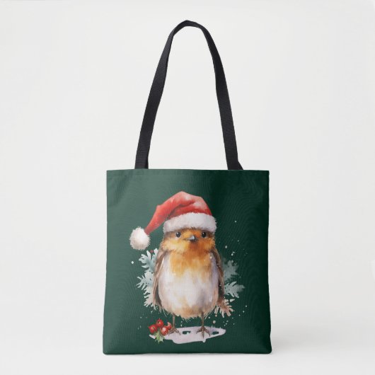 Tote Bag Cute Robin (Devant)