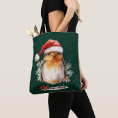 Tote Bag Cute Robin (De près)