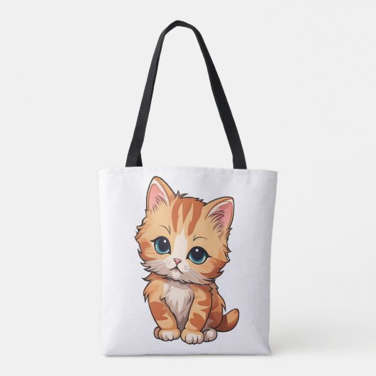 Tote Bag Cute tabby Chat (Dos)