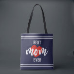 Tote Bag Cute Text Best Mama Ever With Heart<br><div class="desc">Elégant Sac fourre-tout de la Fête des Mères avec un dicton mignon qui dit "Meilleure maman jamais" avec coeur, Ce Sac fourre-tout mignon est parfait pour votre fille pour la Fête des Mères et il peut être utilisé toute l'année. ! Un cadeau de fête des mères assez inhabituel... probablement différent...</div>