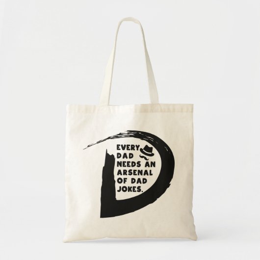 Tote Bag Cute Text Chaque papa a besoin d'un arsenal de bla (Devant)