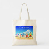Tote Bag Cute Tiny Beach Shacks Thunder_Cove (Dos)