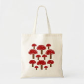 Tote Bag Cute Toadstool Forest Motif de champignons (Devant)