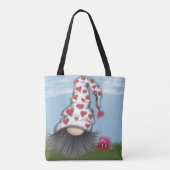 Tote Bag Cute Valentine Gnome (Dos)