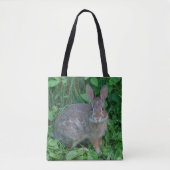 Tote Bag Cute Wild Brown lapin Faune Animal (Devant)