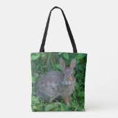 Tote Bag Cute Wild Brown lapin Faune Animal (Dos)