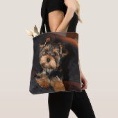 Tote Bag Cute Yorkshire Terrier Puppy (De près)