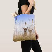 Tote Bag Cutest Baby Animals | Two Young White Tailed Deer (De près)
