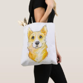 Tote Bag Cutie Corgi (De près)