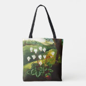 Tote Bag Cyclamen perse (Dos)
