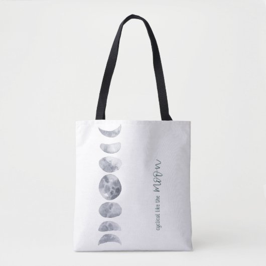 Tote Bag Cycle de la lune (Devant)
