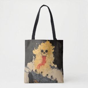 Tote Bag Cyclisme Yokai Japonais