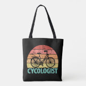 Tote Bag Cycologiste Funny Cycling (Dos)