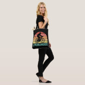 Tote Bag Cycologiste Funny Cycling (Sur le modèle)