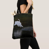 Tote Bag Cygne trompette (De près)