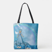 Tote Bag Cygnes Blanches Et Angel (Dos)
