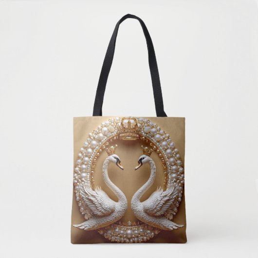 Tote Bag Cygnes de mariage (Devant)