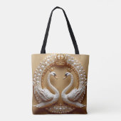 Tote Bag Cygnes de mariage (Dos)