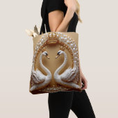 Tote Bag Cygnes de mariage (De près)