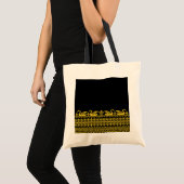 Tote Bag Cygnes en or (Devant (produit))