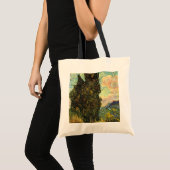 Tote Bag Cyprès de Vincent van Gogh (Devant (produit))