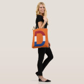 Tote Bag D Monogramme superposé sur l'indicateur NLD sur ou (Sur le modèle)