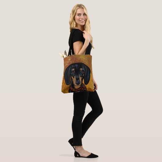 TOTE BAG DACHSHUND (Sur le modèle)