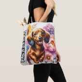 Tote Bag Dachshund (De près)