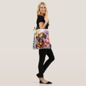 Tote Bag Dachshund (Sur le modèle)