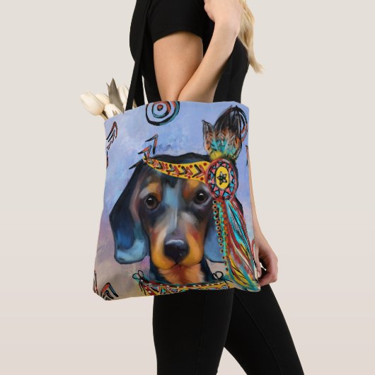 TOTE BAG DACHSHUND (De près)