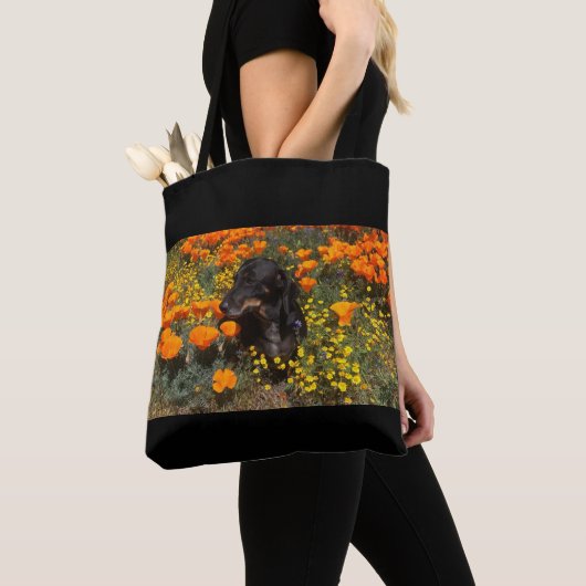 Tote Bag Dachshund (De près)
