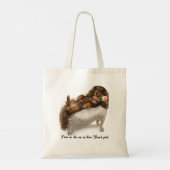 Tote Bag Dachshund à poils longs (Dos)