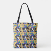 TOTE BAG DACHSHUND ANNIVERSAIRE (Dos)