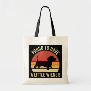 Tote Bag Dachshund drôle Maman fière d'avoir un peu plus d'