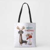 Tote Bag Dachshund Fourre-tout (Devant)