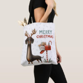 Tote Bag Dachshund Fourre-tout (De près)