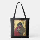 TOTE BAG DACHSHUND GUERRIER   (Dos)