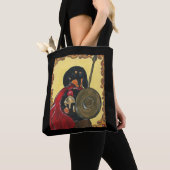 TOTE BAG DACHSHUND GUERRIER   (De près)