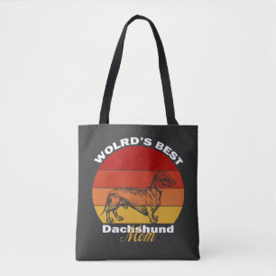 Tote Bag Dachshund - La meilleure maman Dachshund du monde