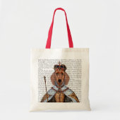 Tote Bag Dachshund Queen 2 (Devant)