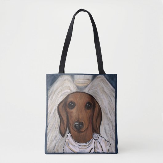 Tote Bag Dachshund rouge         (Devant)