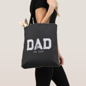 Tote Bag Dad Established New Dad Gift (De près)