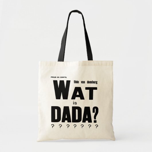 TOTE BAG DADA ART AVANT GARDE THEO VAN DOESBURG (Devant)