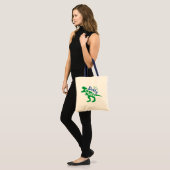 Tote Bag Daddy Saurus T-Rex Silhouette (Devant (modèle))